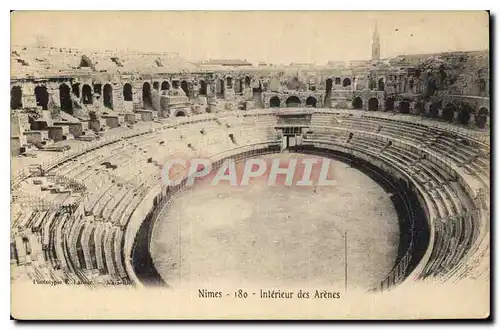 Cartes postales Nimes Interieur des Arenes