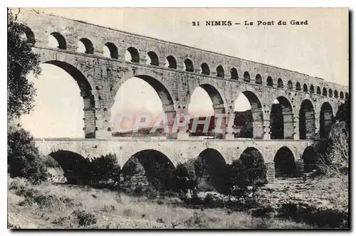 Cartes postales Nimes Le Pont du Gard