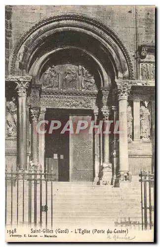 Ansichtskarte AK Saint Gilles Gard l'Eglise Porte du Centre