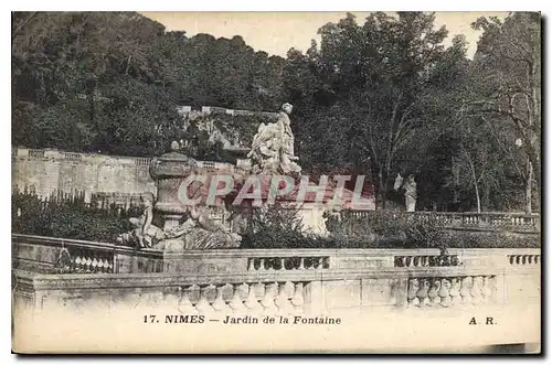 Cartes postales Nimes Jardin de la Fontaine