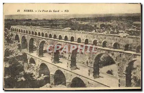 Cartes postales Nimes Le Pont du Gard