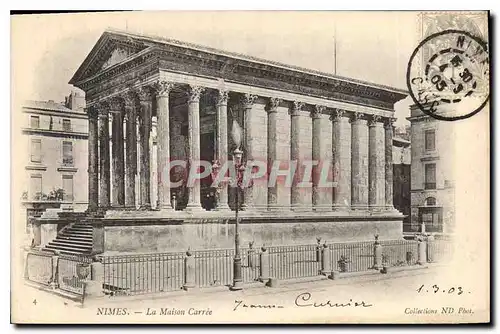 Ansichtskarte AK Nimes La Maison Carree