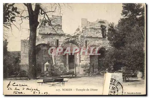 Cartes postales Nimes Temple de Diane