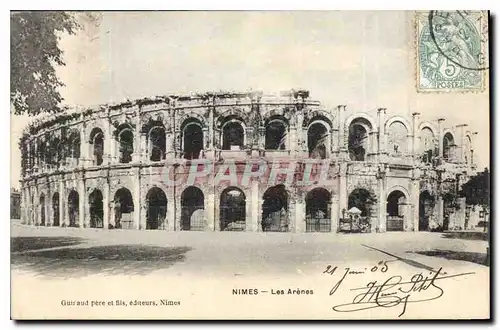 Cartes postales Nimes Les Arenes