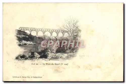 Cartes postales Le Pont du Gard