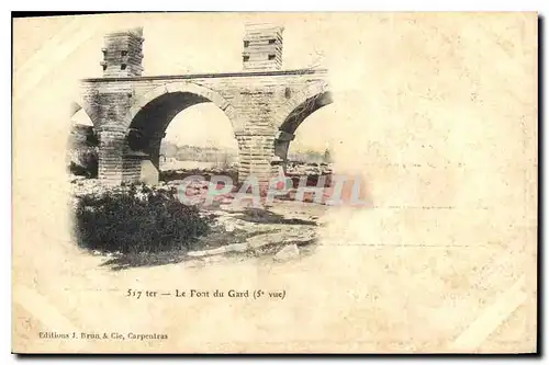 Cartes postales Le Pont du Gard