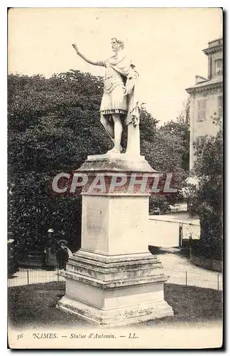 Cartes postales Nimes Statue d'Antonin