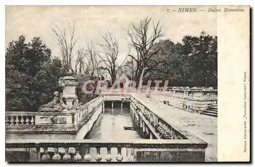 Cartes postales Nimes Bains Romains