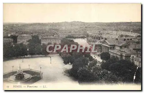 Cartes postales Nimes Panorama