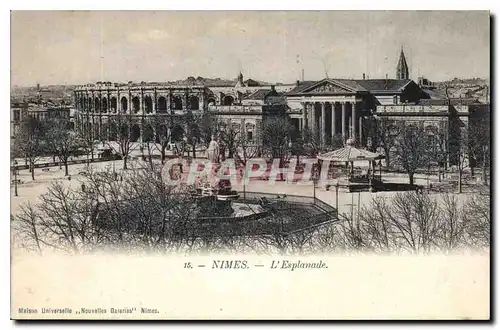 Cartes postales Nimes l'Esplanade