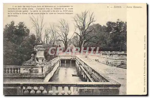 Ansichtskarte AK Nimes Bains Romains