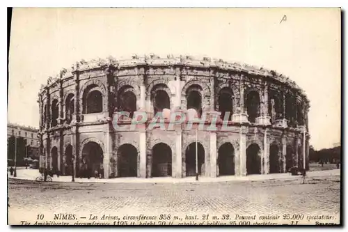 Cartes postales Nimes Les Arenes