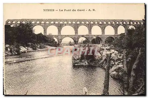 Cartes postales Nimes Le Pont du Gard