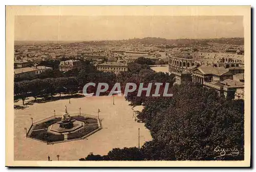 Cartes postales Nimes vue generale