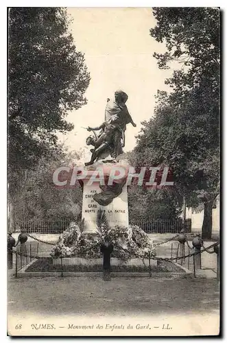 Ansichtskarte AK Nimes Monument des Enfants du Gard