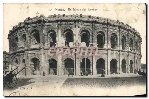 Cartes postales Nimes Exterieur des Arenes