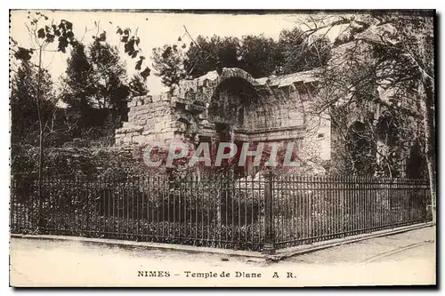 Cartes postales Nimes Temple de Diane