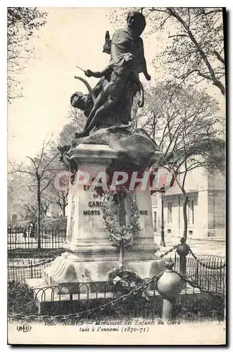 Ansichtskarte AK Nimes Monument des Enfants du Gard tues a l'ennemi 1870 71