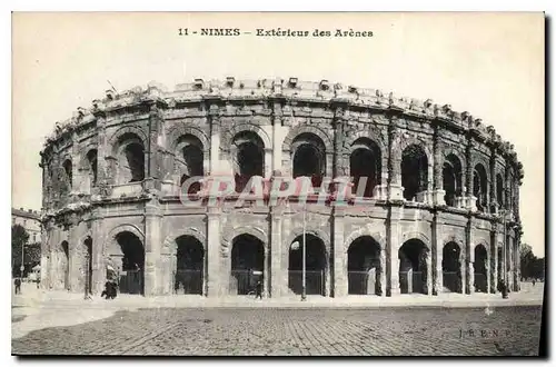 Ansichtskarte AK Nimes exterieur des Arenes