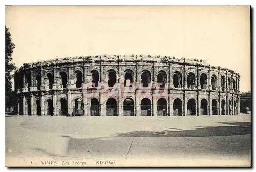 Cartes postales Nimes les Arenes