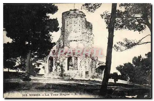 Cartes postales Nimes la Tour Magne