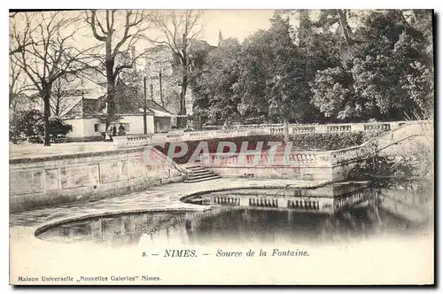 Cartes postales Nimes Source de la Fontaine