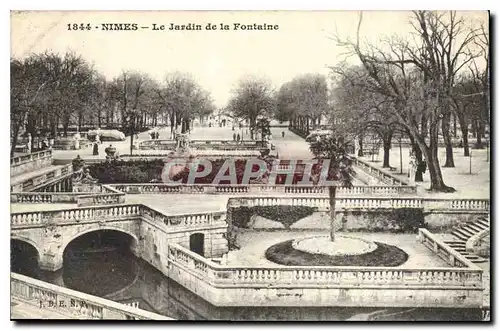 Cartes postales Nimes le Jardin de la Fontaine