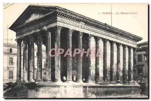 Ansichtskarte AK Nimes la Maison Carree