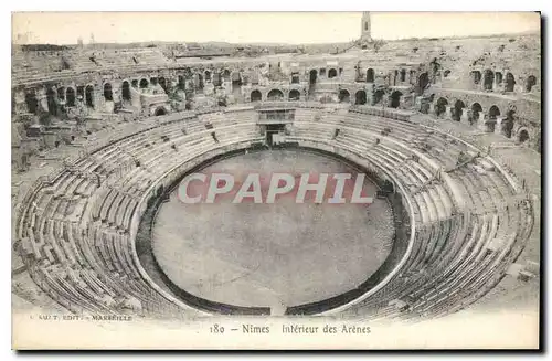 Cartes postales Nimes Interieur des Arenes