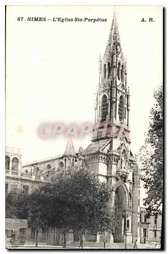 Cartes postales Nimes lEglise Ste Perpetue