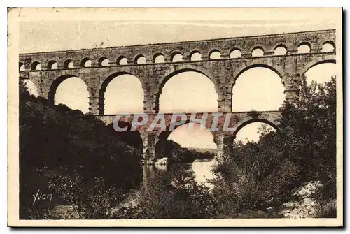 Cartes postales La Douce France Nimes Gard le Pont du Gard