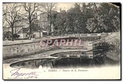 Cartes postales Nimes Source de la Fontaine