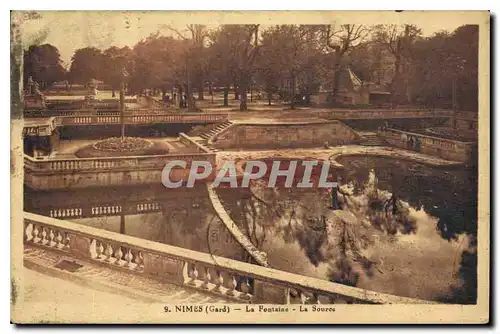 Cartes postales Nimes Grd La Fontaine la Source