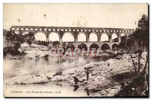 Cartes postales Nimes Le Pont du Gard