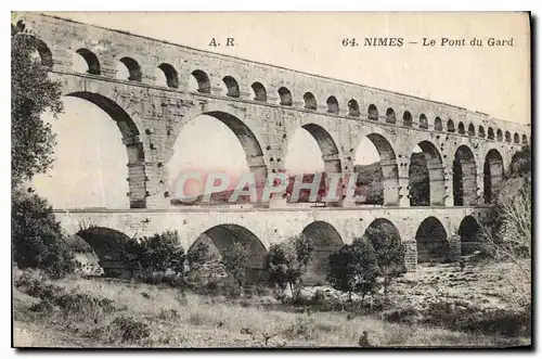 Cartes postales Nimes Le Pont du Gard