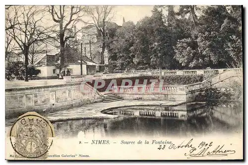 Cartes postales Nimes Source de la Fontaine