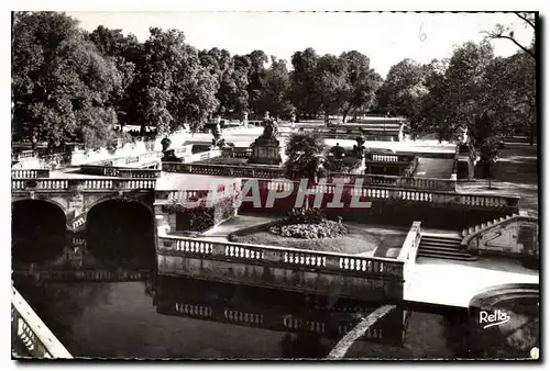 Cartes postales Nimes Gard le Jardin de la Fontaine XVIIIs