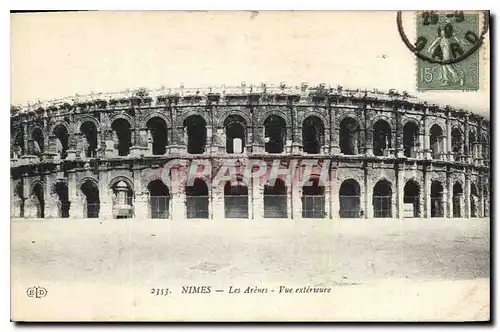 Cartes postales Nimes le Arenes vue exterieure