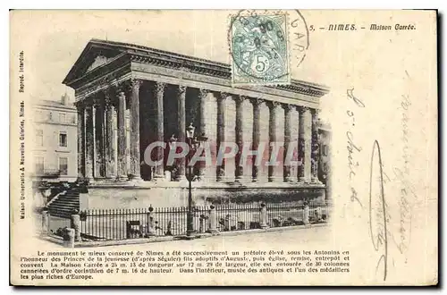 Cartes postales Nimes Maison Carree