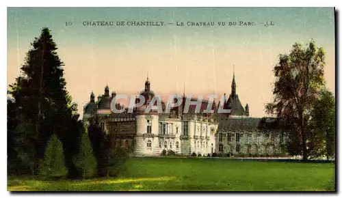 Ansichtskarte AK Chateau de Chantilly le Chateau vu du Parc