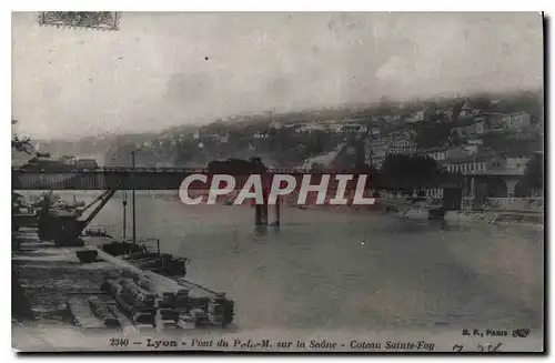 REPRO Lyon Pont du P L M sur la Saone Coteau Sainte Foy