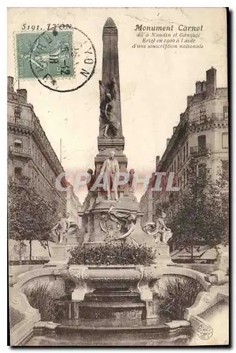 Cartes postales Lyon Monument Carnot