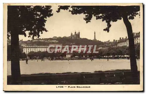Cartes postales Lyon Place Bellecour