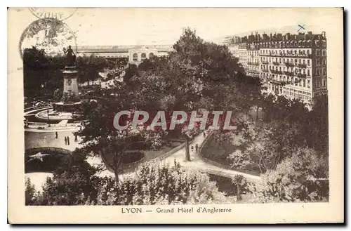 Ansichtskarte AK Lyon Grand Hotel d'Angleterre