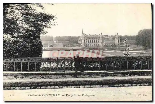 Ansichtskarte AK Chateau de Chantilly vue prise du Vestugadin