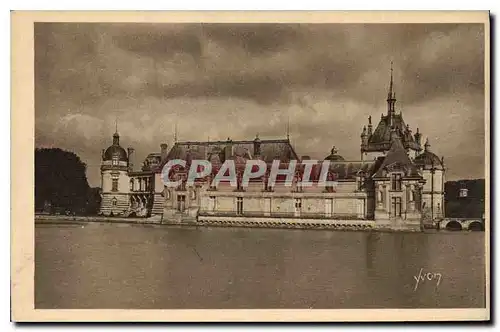 Cartes postales La Douce France Chateau de Chantilly facade sud