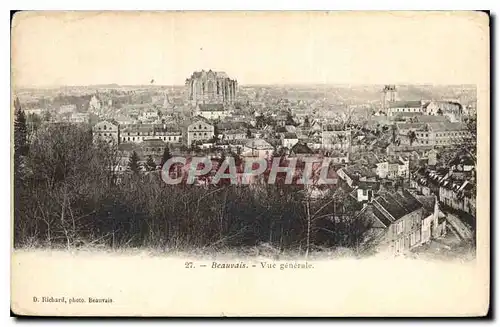 Cartes postales Beauvais vue generale