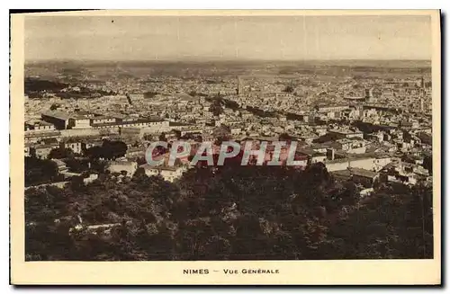 Cartes postales Nimes vue generale