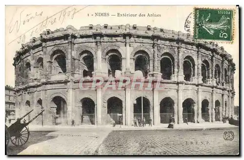 Cartes postales Nimes Exterieur des Arenes