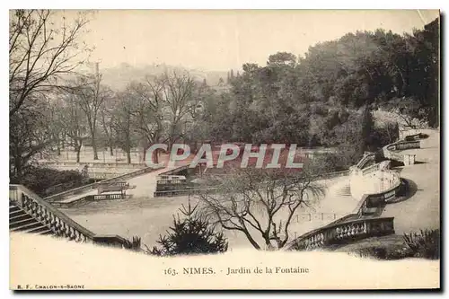 Cartes postales Nimes Jardin de la Fontaine